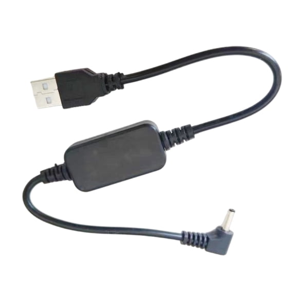 35cm USB A Male To DC3.5mm Elbow Extension Cord 5V-12V Power Supply For Home Routers Mini Appliances
