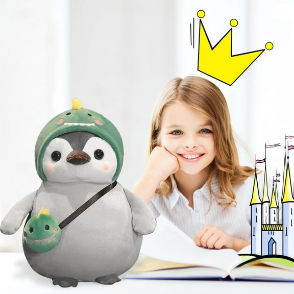 35cmPenguin Doll Toys Toddler Toy Plush Toddler Toys Toys Soothing Little People Toys Fidget Toy Dolls Sleeping Cute Dolls Sensory Toys With Gift Box