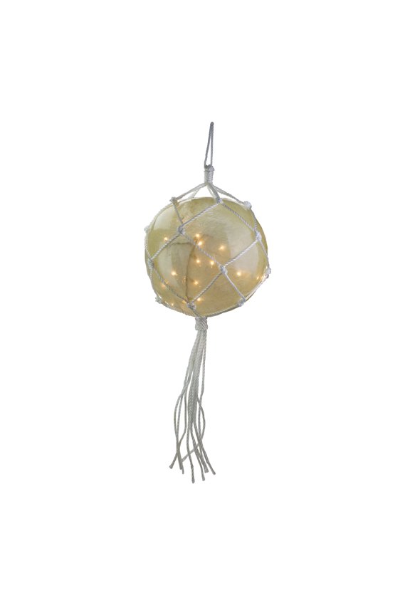 35ct White Roped Light Ball Outdoor Christmas Decor 14.25"