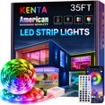 35ft Smart LED Strip Lights with App Control Remote RGB Lights for