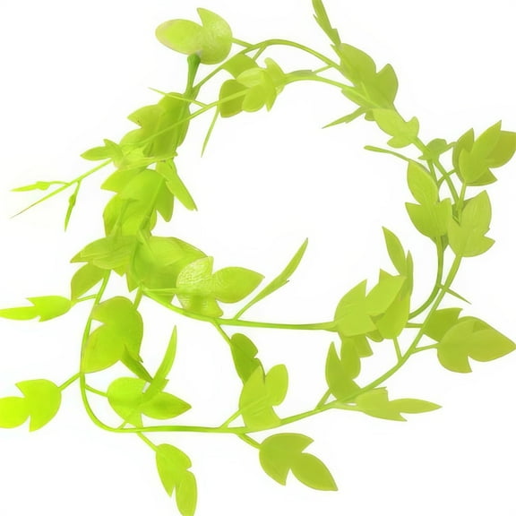 35in Artificial Vine Garland Grape Leaf Vine– Miniature Faux Greenery for Fairy Gardens, Dollhouse, Wreaths & DIY Home Decoration