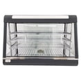 thumbnail image 1 of 35in Egg Tart Food Display Warmer Pizza Hot Dog Heating Display Cabinet Front Sliding Door 3-Tier, 1 of 7