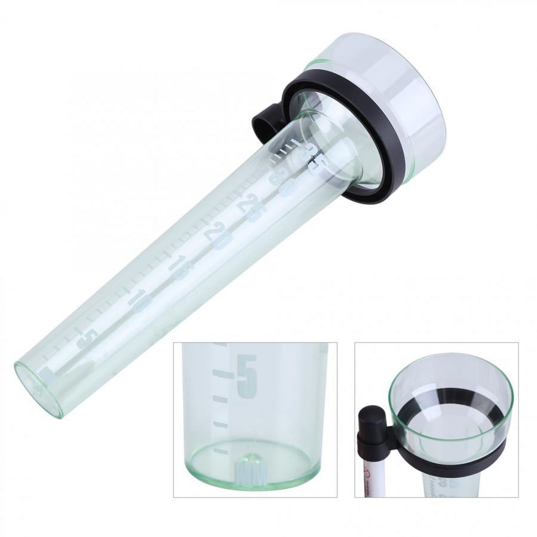 35mm 24.5cm / 9.65inch Plastic Rain Gauge Tube Accurate Measurement for