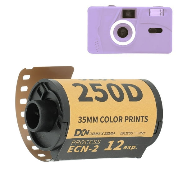 35mm Color Print Film Professional Wide Exposure Range ECN 2 Process Colour Print Camera Film for 135 Camera 12 Sheets
