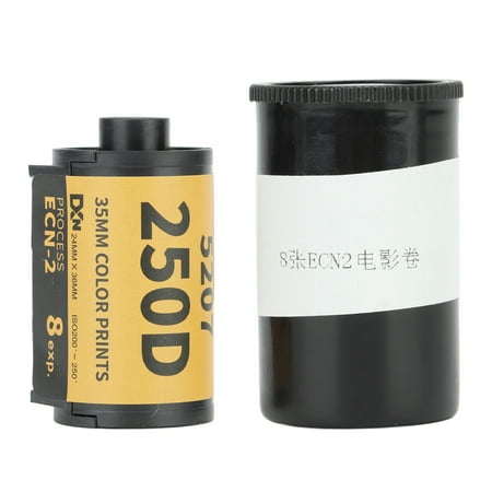 35mm Color Print Film Professional Wide Exposure Range ECN 2 Process Colour Print Camera Film for 135 Camera(8 Sheets )