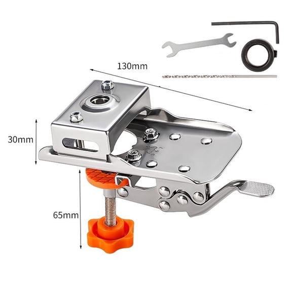 35mm Concealed Hinge Drilling Jig Bit Set with Guide Locator Template Tool for Cabinet Door Installation Woodworking Projects Drill Guide System(drilling jig)