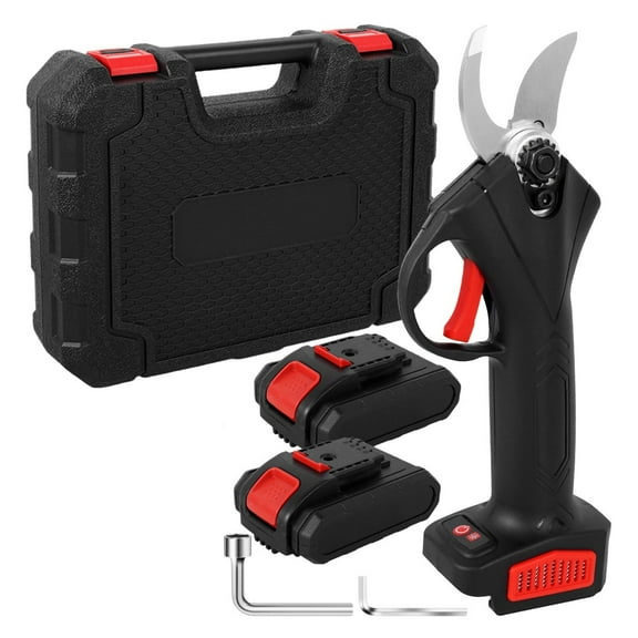 35mm Cordless Electric Pruning Shears Electric Pruner Garden Scissors 2 Level Openings Rechargeable Fruit Tree Branches Cutter ,Easy to Operate