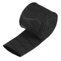 35mm Dia 5ft 1.7:1 Black Heat Shrink Wrap Tubing for Fishing Rod