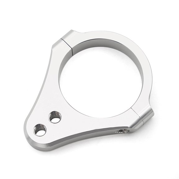 35mm Diameter Aluminum Universal Steering Damper Fork Frame Mounting Clamp Bracket Foot Fixer for Motorcycle Bike Modification