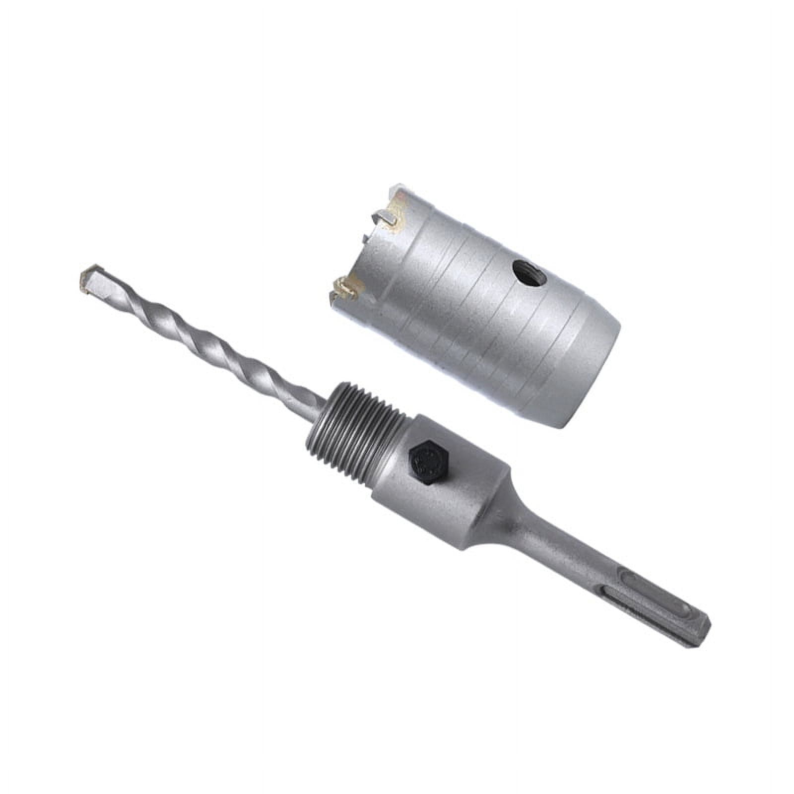 35mm SDS Hole Saw + 200mm Connecting Rod + Twist Drill + Positioning