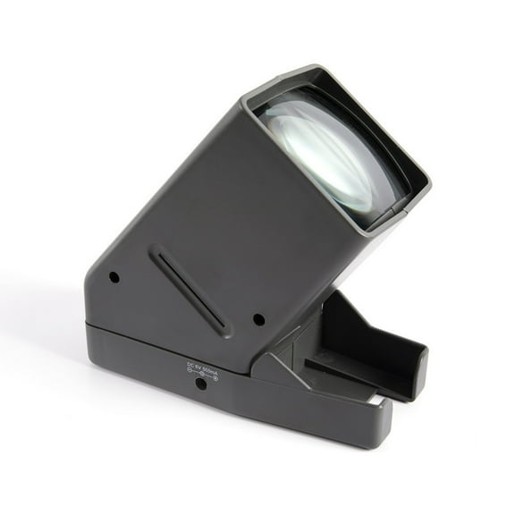 35mm Slide and Film Viewer Negatives Viewer Desk Top LED Lighted Illuminated Viewing 3X Magnification USB Powered