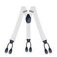 thumbnail image 1 of 35mm Wide Adjustable Elastic Suspender Leather Button End Suspender Fashion Suspenders For Wedding Work, 1 of 1