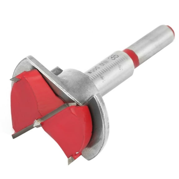 35mm Wood Reaming Drill Open Hole Tool Adjustable Woodworking Positioning Drill