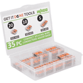 thumbnail image 1 of Wago 221 Series 35pc Compact Splicing Wire Connector Assortment with Case, 1 of 5