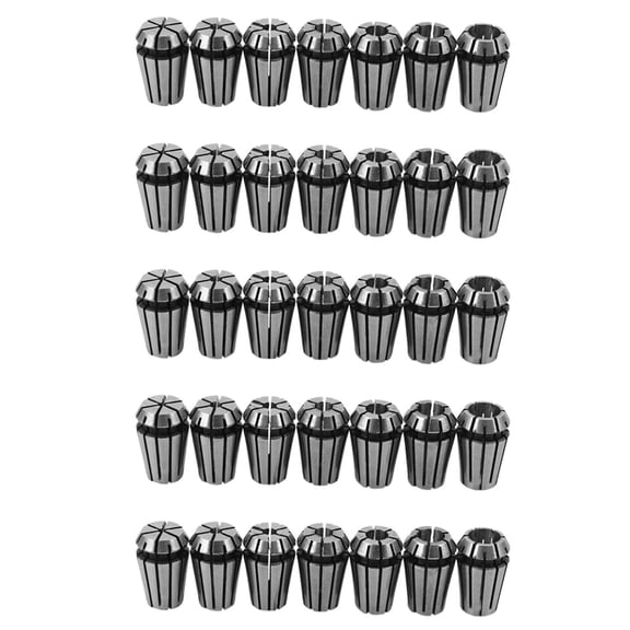 35pcs 1-7mm ER11 Spring Collet for CNC Workholding Engraving & Milling Lathe Tool