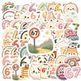 thumbnail image 1 of 35pcs-100pcs Charming Animal Stickers Cute Character Stickers Vibrant DIY Stickers for Notebooks Laptops Suitcases, 1 of 9