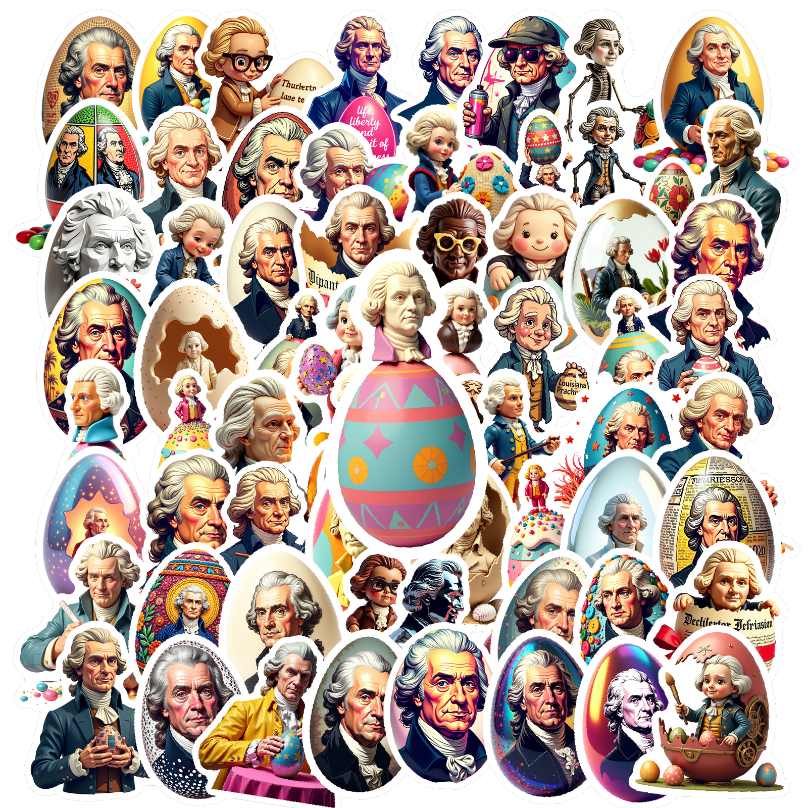 Cute Sticker Notes For History 35pcs-100pcs Historical Stickers Stationery Stickers Cartoon Kids ...