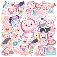 thumbnail image 1 of 35pcs-50pcs Adorable Axolotl Stickers Fantasy Animal Graffiti Decals Kawaii for Luggage Phone Suitcase, 1 of 9