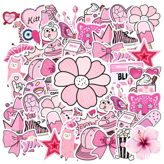 35pcs-50pcs Adorable Kids Stickers Decals Fun Stationery Stickers Cool Teacher Reward Stickers for Laptops Luggage Cars