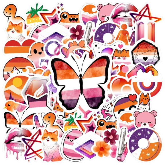 35pcs-50pcs Adorable Stationery Stickers Fun Animal Stickers Vibrant Sticker Pack for Phone Laptop Suitcase