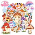 thumbnail image 1 of 35pcs-50pcs Cartoon Stickers Nature Kids Stickers Mushroom DIY Stickers for Laptops Suitcases Notebooks, 1 of 9