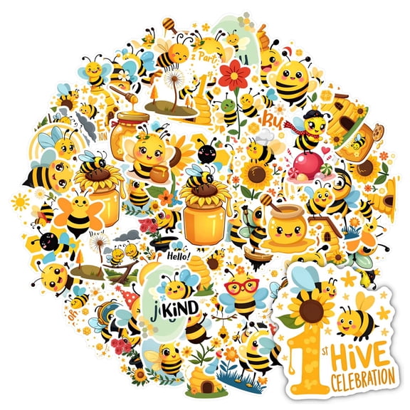 35pcs-50pcs Cartoon Stickers Stationery Stickers Cute Kids Stickers Animal Stickers for Laptops Phones Notebooks