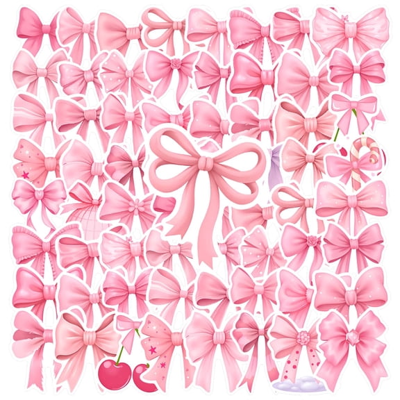 35pcs-50pcs Chic Stationery Stickers Cute Kids Stickers PVC DIY Stickers for Luggage Notebooks Phone