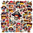 thumbnail image 1 of 35pcs-50pcs Color Pirate Stickers Skull Cartoon Stickers Treasure Nautical for Laptops Suitcase Notebooks, 1 of 9