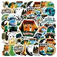 thumbnail image 1 of 35pcs-50pcs Colorful Outdoor Stickers Adventure Waterproof Stickers Nature PVC Stickers for Laptop Suitcase Phone, 1 of 9