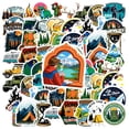 thumbnail image 1 of 35pcs-50pcs Colorful Outdoor Stickers Adventure Waterproof Stickers Nature PVC Stickers for Laptop Suitcase Phone, 1 of 9