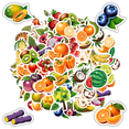 thumbnail image 1 of 35pcs-50pcs Colorful Stickers Fruit Stickers Cute Stickers Vintage Stickers for Laptops Notebooks Suitcases, 1 of 9