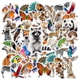 thumbnail image 1 of 35pcs-50pcs Cute Animal Stickers Wildlife  Stickers Nature DIY Stickers for Luggage Notebooks Suitcases, 1 of 9