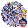 thumbnail image 1 of 35pcs-50pcs Cute Astronaut Stickers Cosmic Space Stickers Alien Rocket Stickers for Laptops Suitcases Phone, 1 of 9