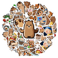 thumbnail image 1 of 35pcs-50pcs Cute Stickers Bear Stickers Funny Stickers Animal Stickers for Laptops Notebooks Suitcases, 1 of 9