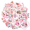 thumbnail image 1 of 35pcs-50pcs Cute Stickers Christmas Holiday Funny Stickers Sweet Stickers for Laptops Notebooks Suitcases, 1 of 9