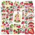 thumbnail image 1 of 35pcs-50pcs Cute Stickers Strawberry Pack Pastry Stickers Decorative Kids Stickers for Luggage Fridge Notebooks, 1 of 9