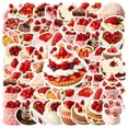 35pcs-50pcs Delicious Stickers Stationery Funny Stickers Sweets Teacher ...