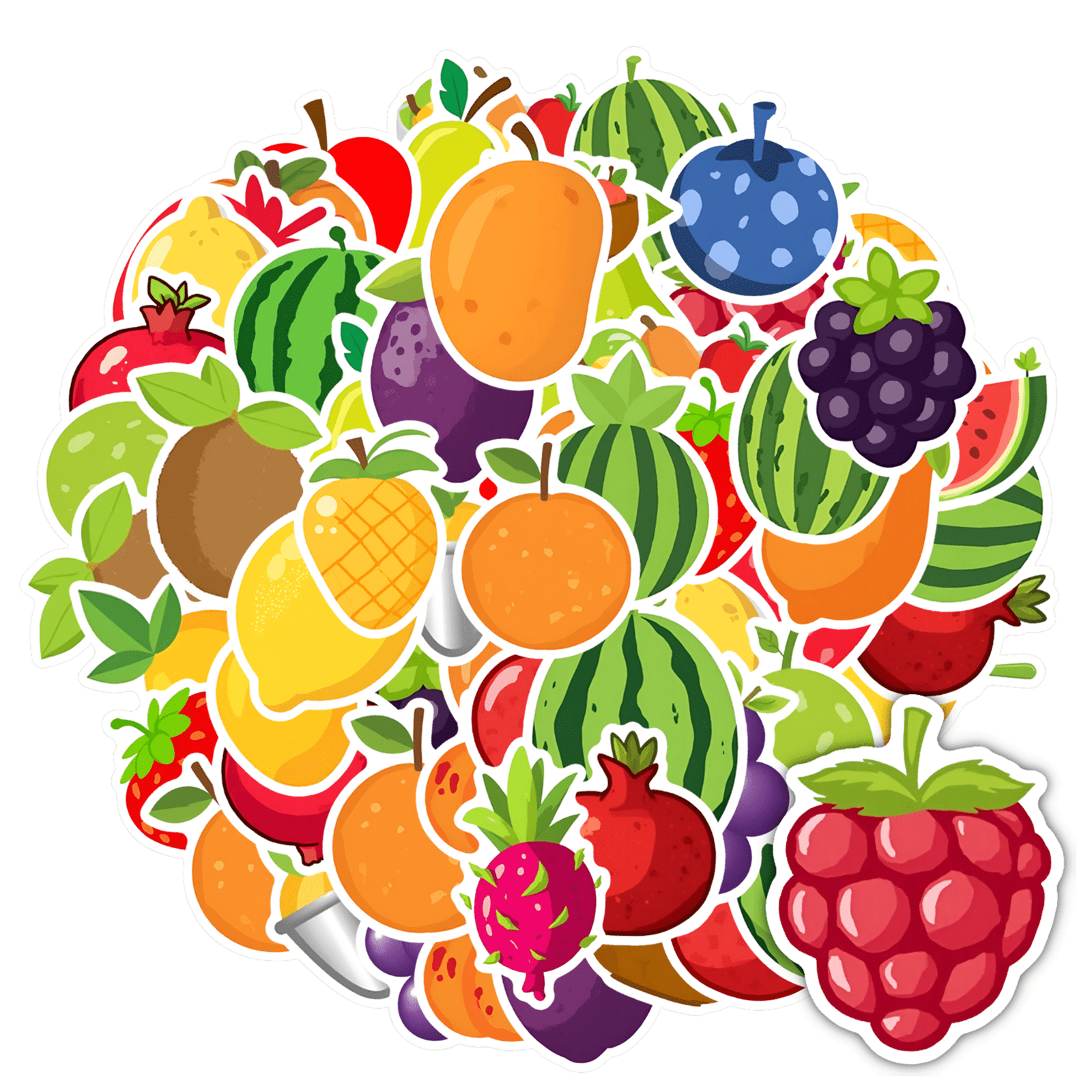 Sticker Frooty 35pcs-50pcs Fruity Stickers Kids Stickers Toy Cute Stationery Stickers ...