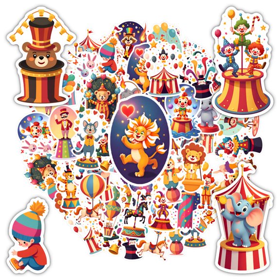 35pcs-50pcs Funny Stickers Animal Stickers Stickers Kids Stickers PVC Sticker for Phones Laptops Suitcases