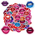 thumbnail image 1 of 35pcs-50pcs Glamorous Stickers Stationery Stickers Art Lips Kids Stickers for Laptops Suitcase Fridge, 1 of 9