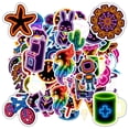 thumbnail image 1 of 35pcs-50pcs Neon Stickers Stationery Stickers Cartoon Animal Stickers Kids Stickers for Laptops Suitcase Fridge, 1 of 9