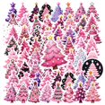 thumbnail image 1 of 35pcs-50pcs Pink Christmas Stationery Stickers Cute Tree Teacher Reward Stickers for Laptop Fridge Phone, 1 of 9