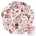thumbnail image 1 of 35pcs-50pcs Pink Sticker Pack Stationery Stickers Cozy Funny Stickers Graffiti Decals for Suitcase Phone Laptop, 1 of 9