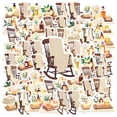 thumbnail image 1 of 35pcs-50pcs Relaxation Stickers Rocking Chair Spa Stickers Aromatherapy Stickers for Luggage Phone Laptop, 1 of 9
