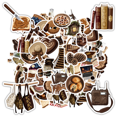 thumbnail image 1 of 35pcs-50pcs Retro Chocolate Stickers PVC Stationery Stickers Kids Stickers for Laptop Suitcase Phone, 1 of 9