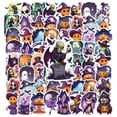thumbnail image 1 of 35pcs-50pcs Spooky Stickers Halloween Skeleton Stickers Witch Decals Ghost PVC Stickers for Laptops Notebooks Suitcases, 1 of 9
