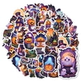 thumbnail image 1 of 35pcs-50pcs Spooky Stickers Halloween Skeleton Stickers Witch Decals Ghost PVC Stickers for Laptops Notebooks Suitcases, 1 of 9