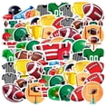 thumbnail image 1 of 35pcs-50pcs Sports Stickers Football Kids Stickers  Helmet Stationery Stickers for Laptops Suitcase Fridge, 1 of 9