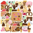 thumbnail image 1 of 35pcs-50pcs Sweet Dessert Stickers Candy Gift Kids Stickers for Luggage Suitcase Phone, 1 of 9
