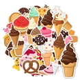 thumbnail image 1 of 35pcs-50pcs Sweet Dessert Stickers Candy Gift Kids Stickers for Luggage Suitcase Phone, 1 of 9